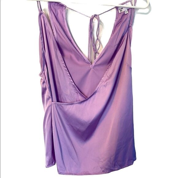 3/$25 BY THE WAY Revolve Lavender Wrap Top.Size S - Picture 6 of 11